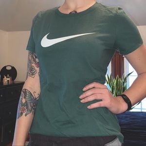 Green Nike Athletic Tee